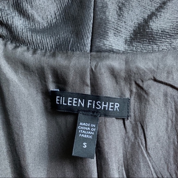 Eileen Fisher Open Shimmering Boucle Coat Textured Ombre Women’s Size Small - Picture 2 of 12
